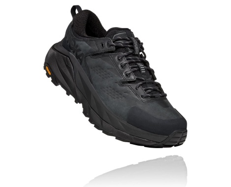 Sapatilhas Hoka One One Kaha Low GORE-TEX Portugal - Sapatilhas Caminhada Homem Pretas / Cinzentas - RWIGHU-423